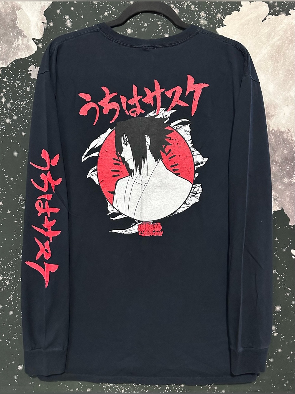 Naruto Shippuden Sasuke Uchiha Long Sleeve Shirt